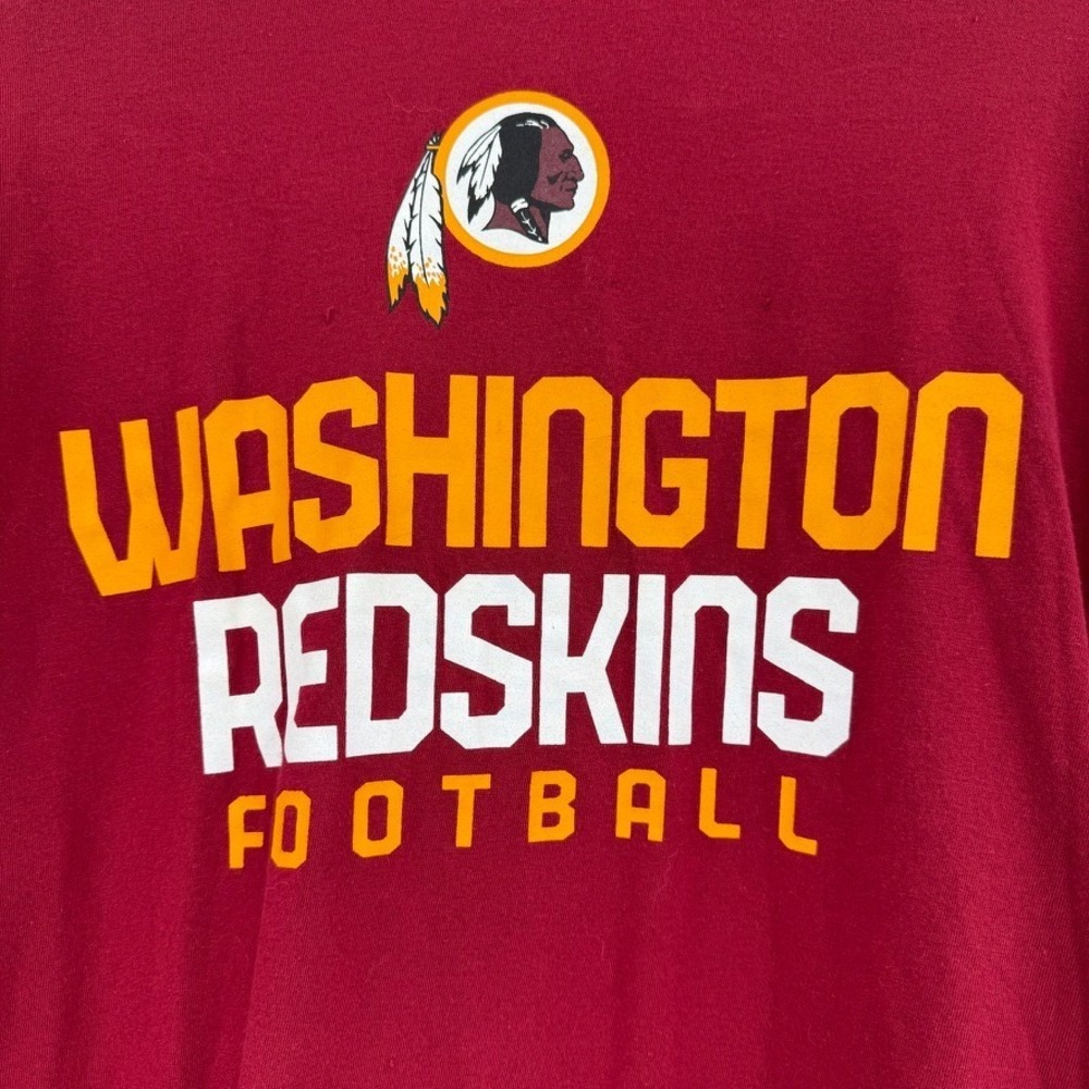 VTG Y2K Reebok NFL‎ Washington Redskins Mens Small Shirt Maroon Layered Tee - Picture 8 of 16
